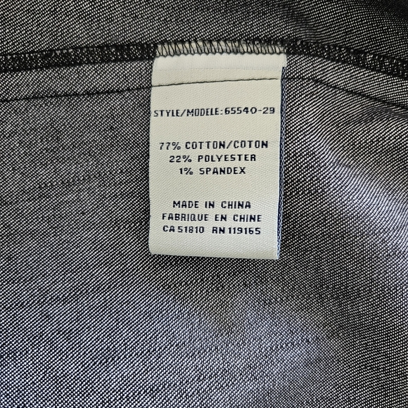 TRIBAL Black Denim Stretch Jacket - Picture 10 of 10